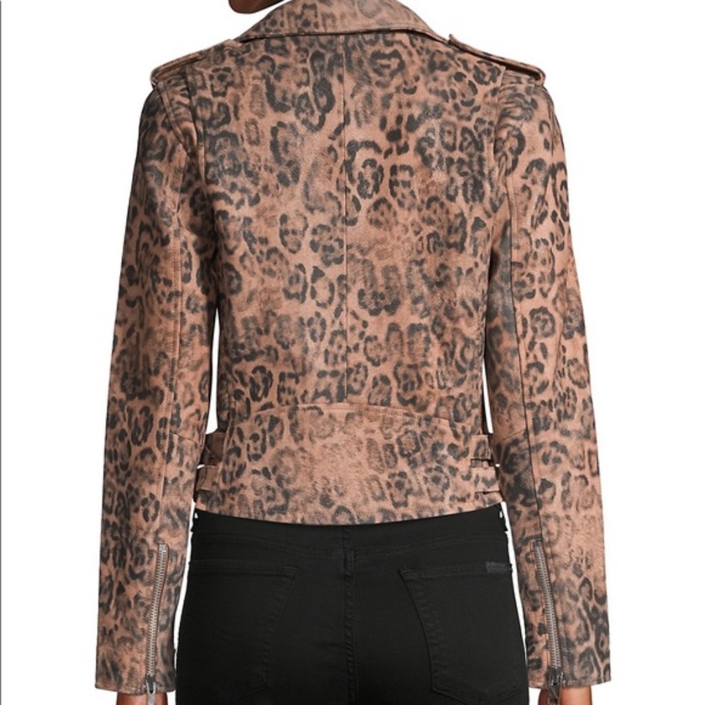 Walter Baker Francis Lamb Leather Moto Jacket - Picture 11 of 12